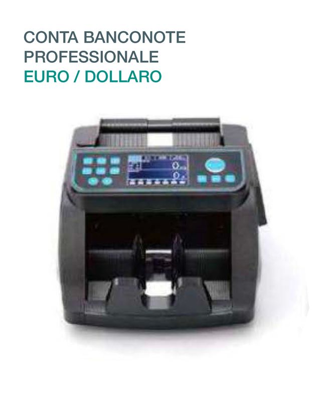 CONTA BANCONOTE PROFESSIONALE "1000 al minuto"