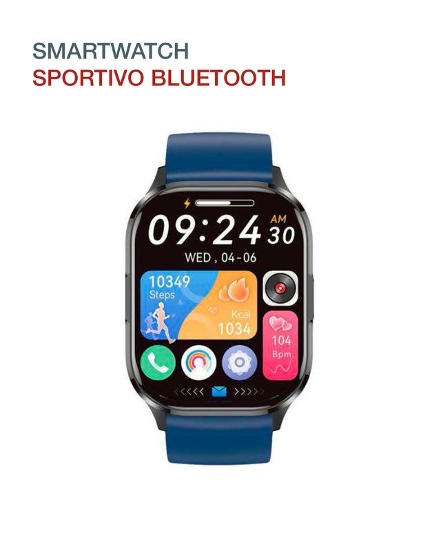 SMARTWATCH SPORTIVO "BLU"