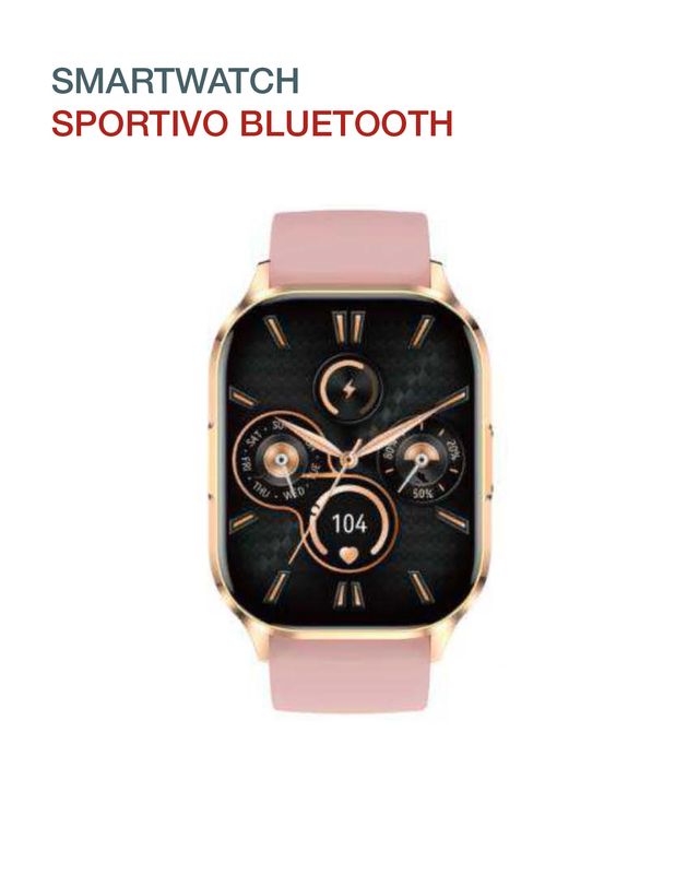 SMARTWATCH SPORTIVO SMARTWATCH SPORTIVO "ROSA"