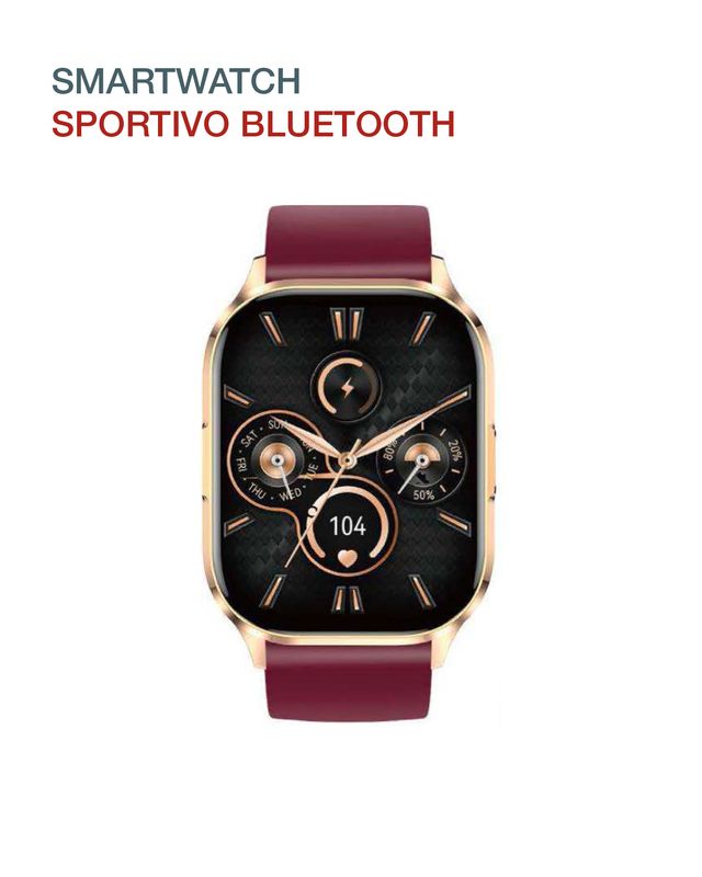 SMARTWATCH SPORTIVO SMARTWATCH SPORTIVO "CUOIO"