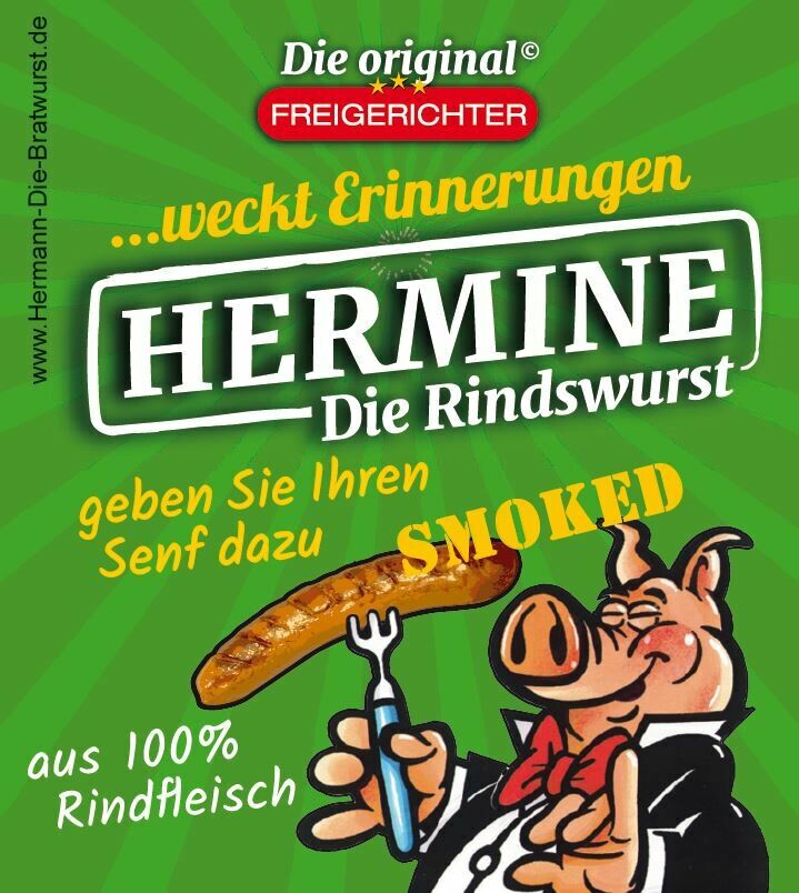 Hermann  "Die Rindwurst" Smoked