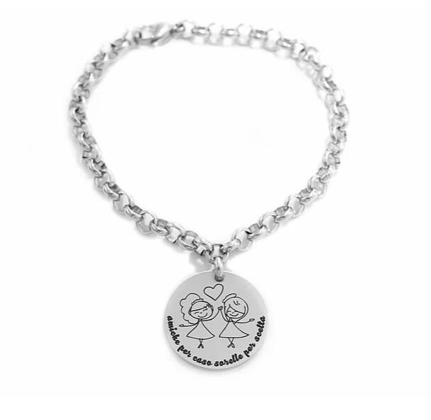 Bracciale Amiche in Acciaio