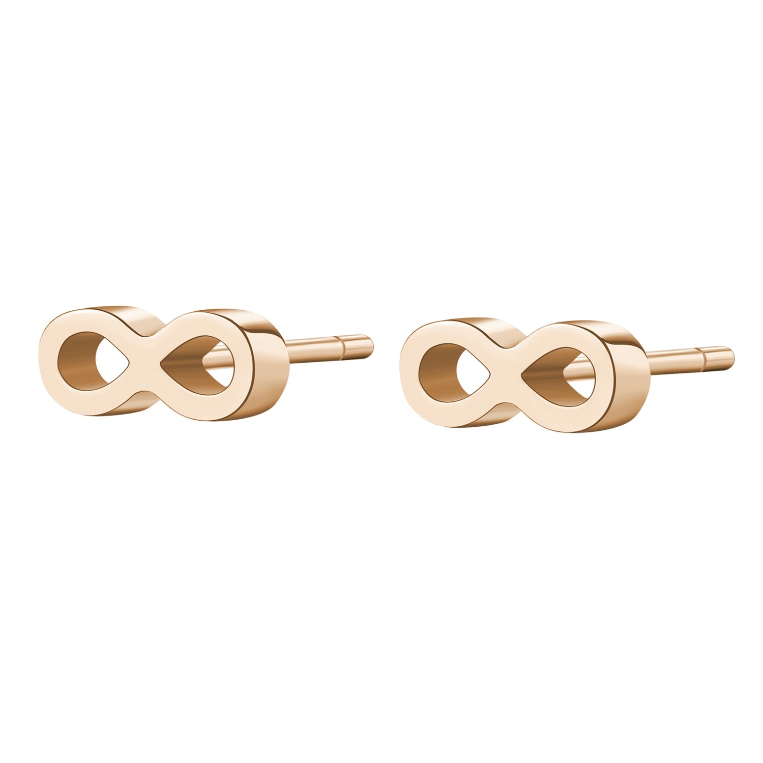 S’Agapõ Orecchini CLICK Infinito PVD Oro Rosa