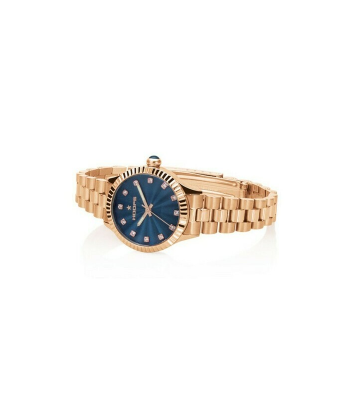 Hoops Orologio Luxury Diamonds Gold Black