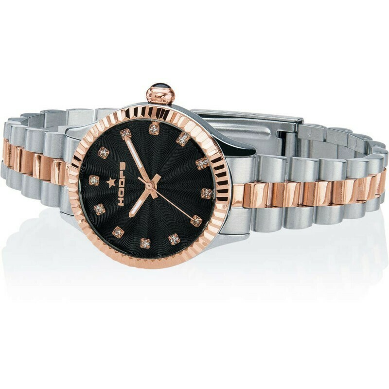 Hoops Orologio Luxury Diamonds S&amp;G Black