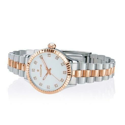 Hoops Orologio Luxury Diamonds S&amp;G White