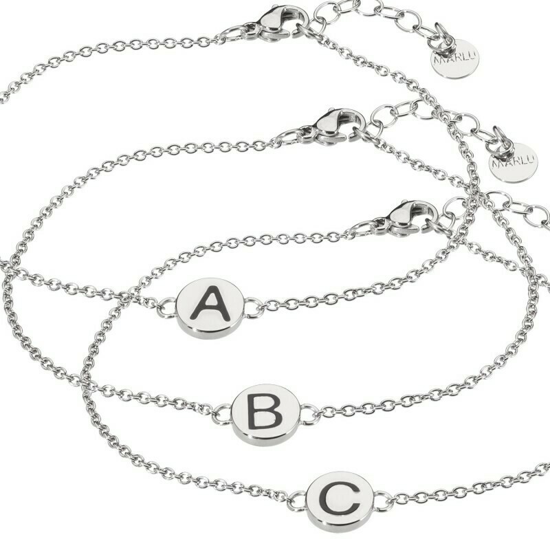 Marlù Bracciale con lettera smaltata