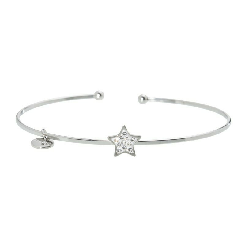 Marlù Bracciale Rigido Stella Con Cristalli