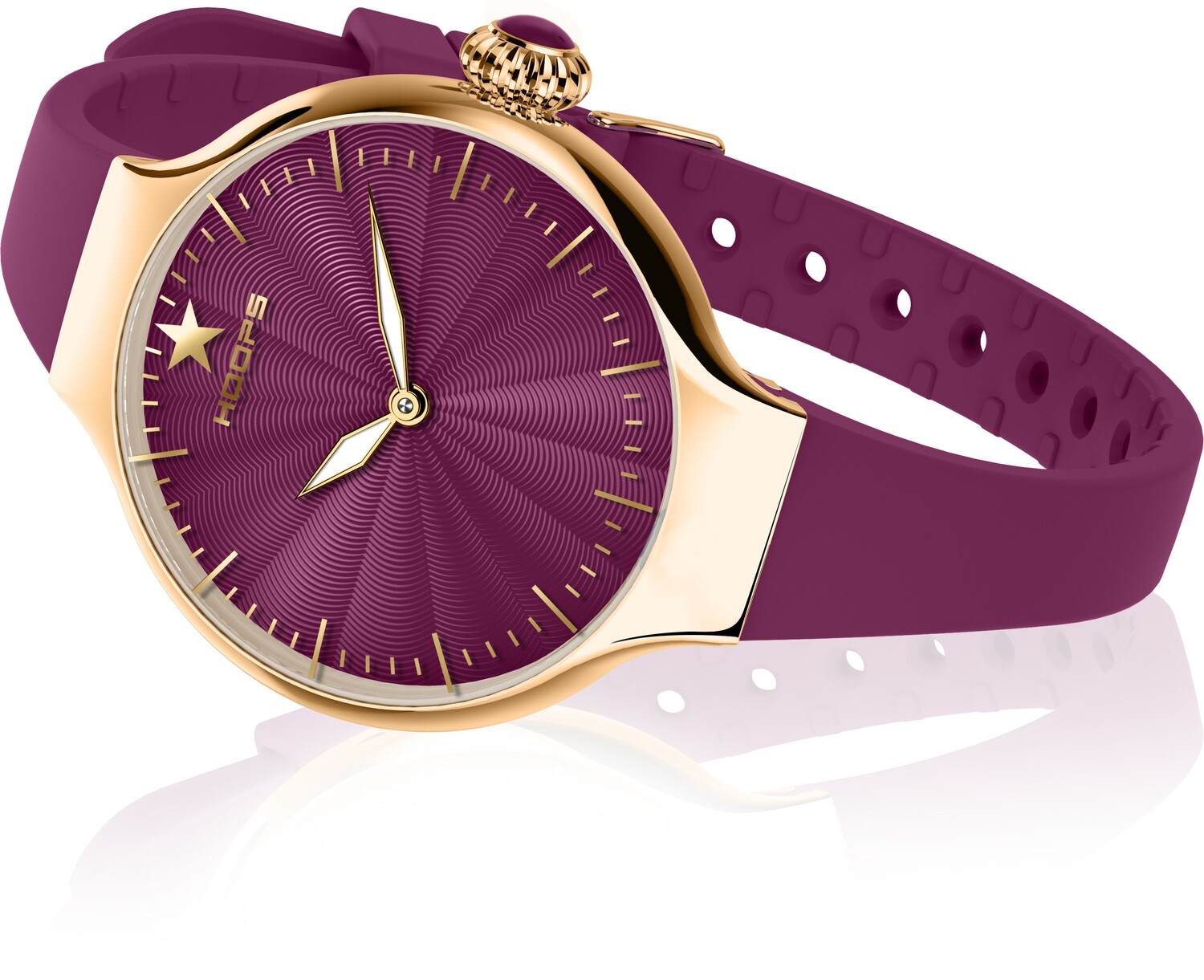 Hoops Orologio Nouveau Cherié Sliding Purple