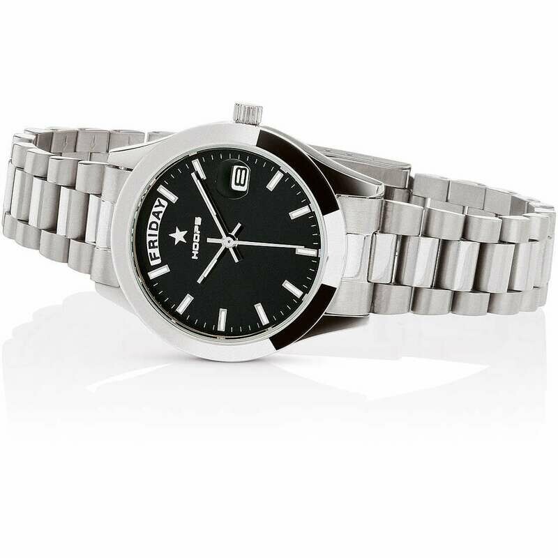 Hoops Orologio Luxury Day Time Diamond Black