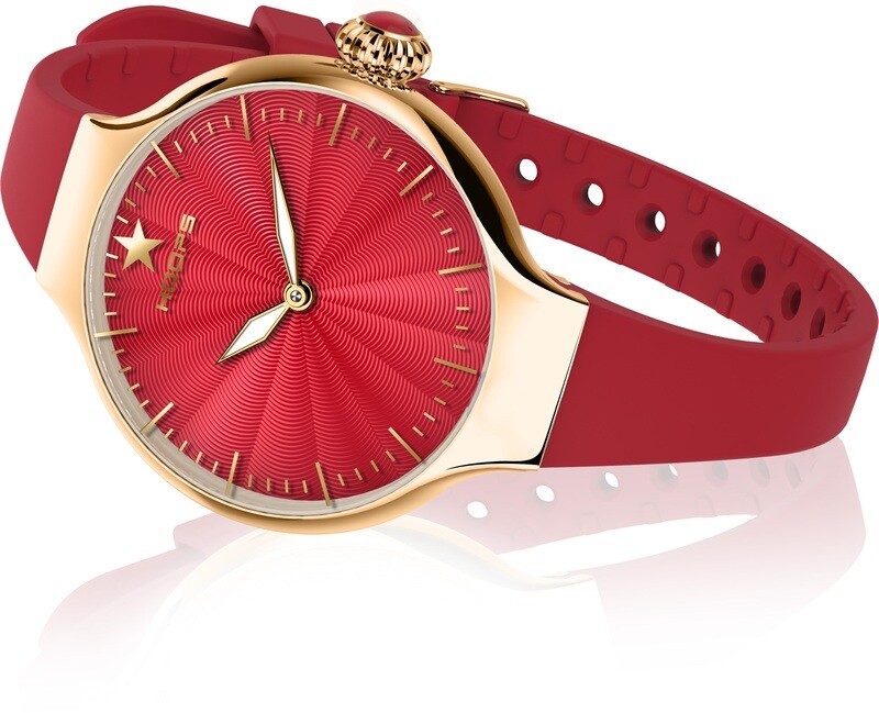Hoops Orologio Nouveau Cherié Sliding Red