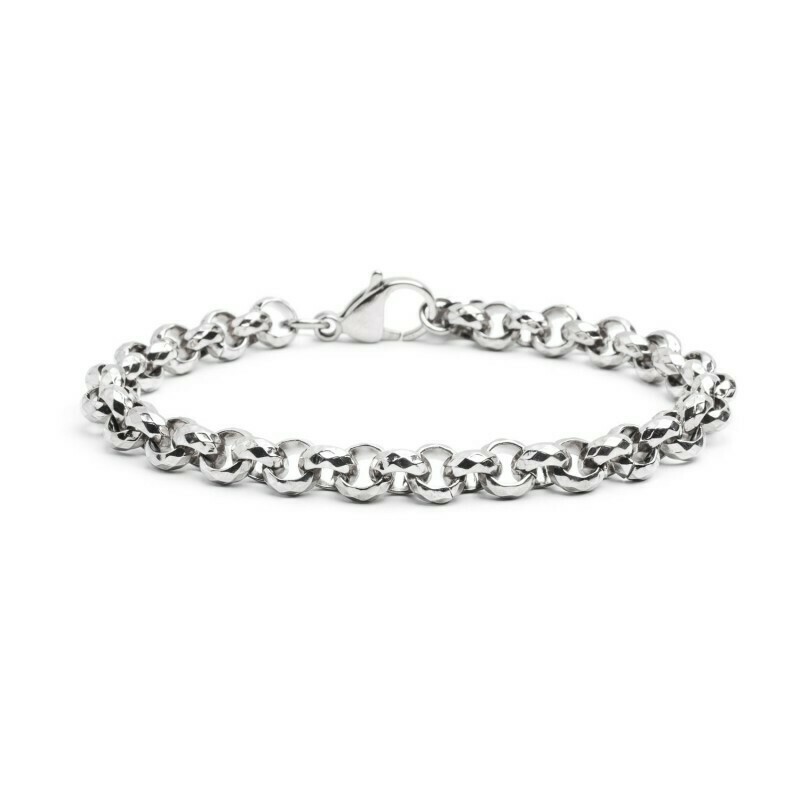 Marlù Bracciale Catena &quot;Rolò&quot; Diamantata