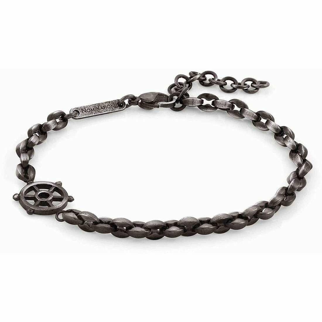 NominatioN Bracciale &quot;Timone&quot; PVD Nero