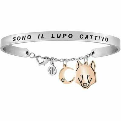 NominatioN Bracciale Messaggiamo Lupo Cattivo