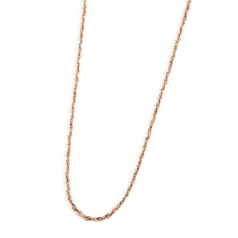 Marlù Collana Catena Twist 90 cm Rosè