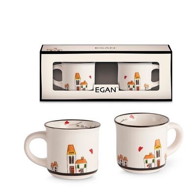 Egan Set 2 Mini Mug Le Casette