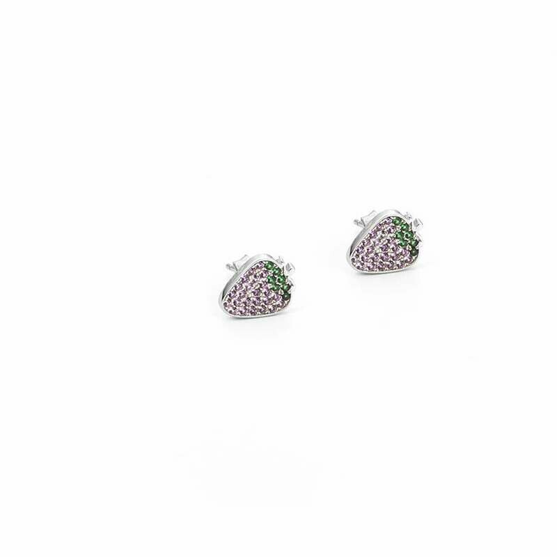 Cesare Paciotti 4Us Orecchini Argento Fragola