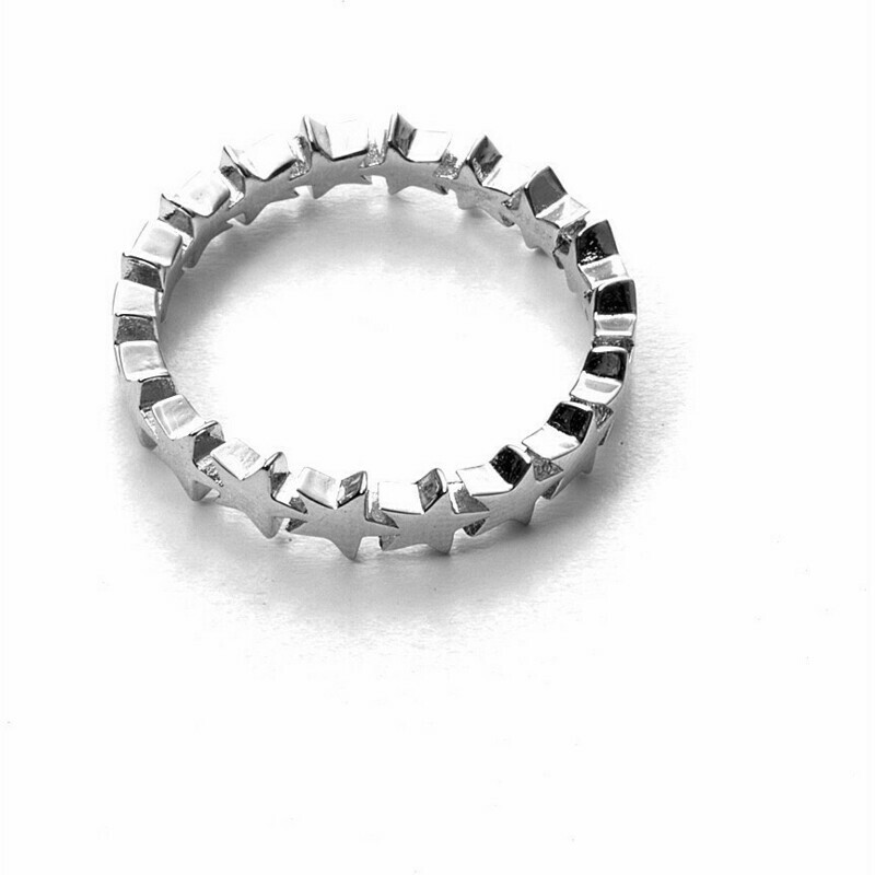 Cesare Paciotti 4Us Anello Argento Stelle