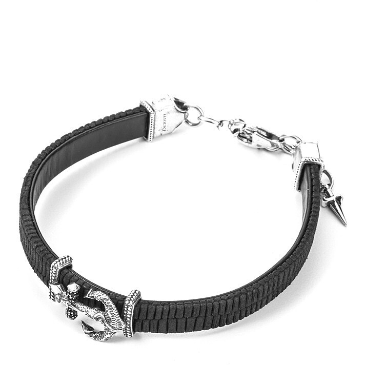 Cesare Paciotti Bracciale Argento Sculpture