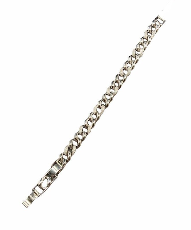 Bracciale maglia Grumetta satinata