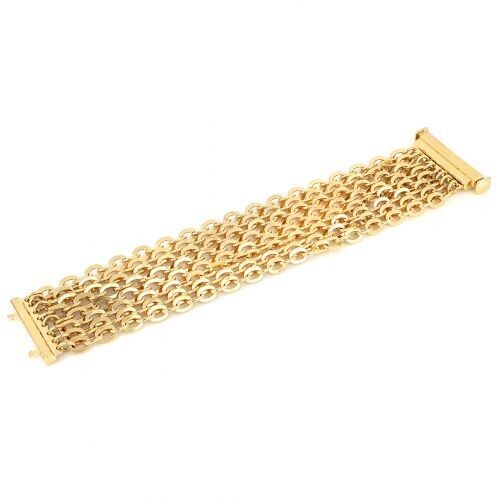 UnoAerre Bracciale in bronzo dorato