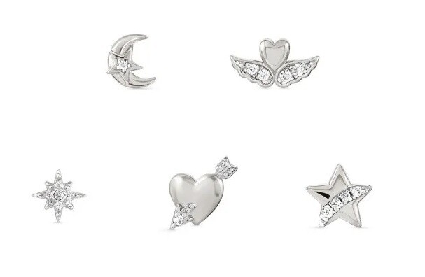 NominatioN Orecchini Sweetrock Set 5 pezzi