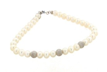 Armonie Bracciale Perle 6 e 6,5 e Sfere Zirconate