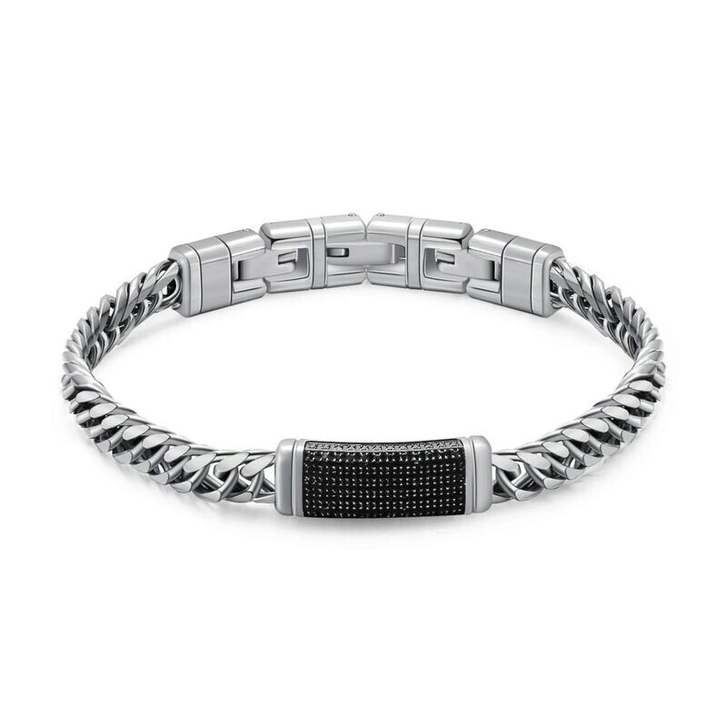 Brosway Bracciale Naxos Acciaio Placca