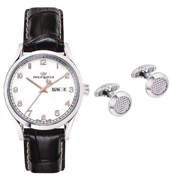 Philip Watch Box Orologio Sunray Gemelli