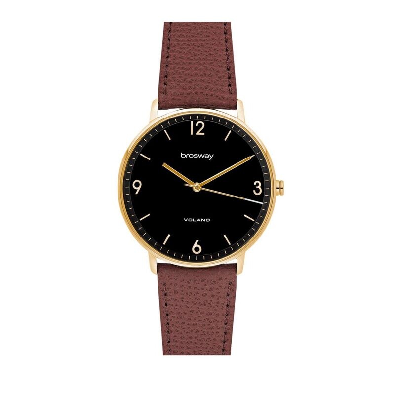 Brosway Orologio Volano Pelle Marrone