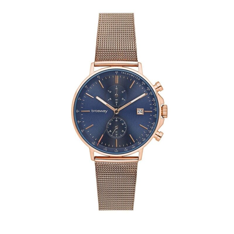 Brosway Chrono Volano Maglia Milano Rosé