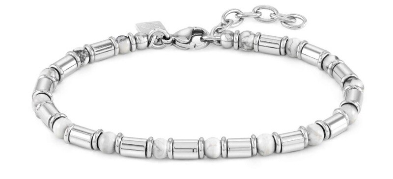 NominatioN Bracciale Instinct Stone Edition Bianco