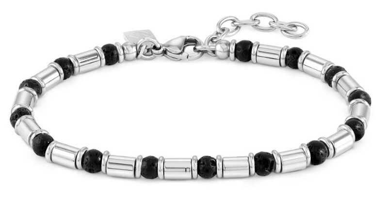 NominatioN Bracciale Instinct Stone Edition Nero