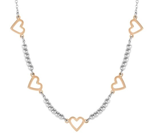 NominatioN Collana Motifs Cuore Rosa