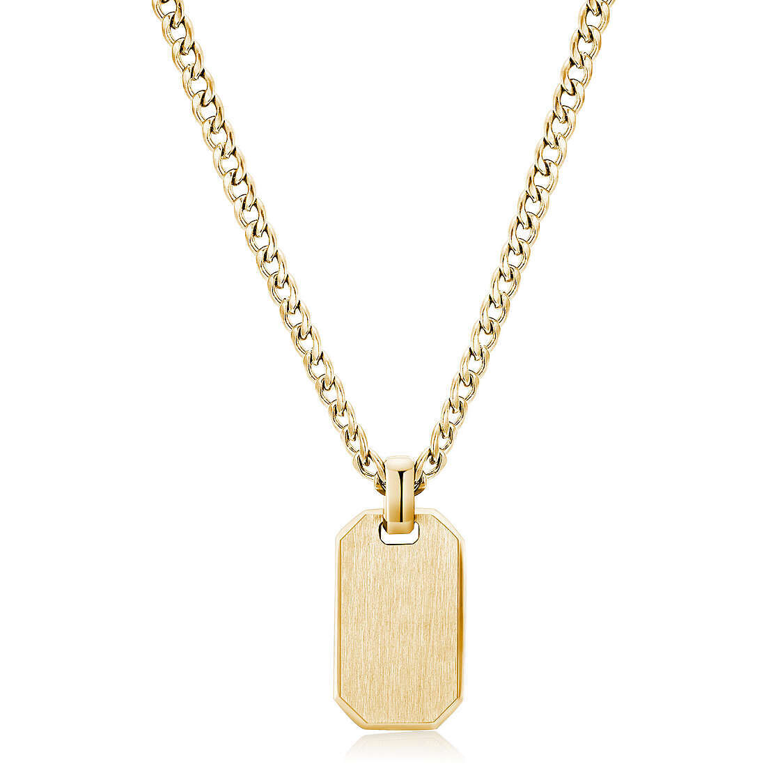 Brosway Collana Ink Placca Gold