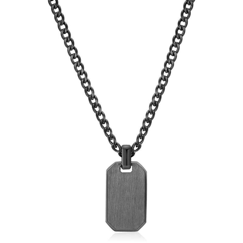 Brosway Collana Ink Placca Black