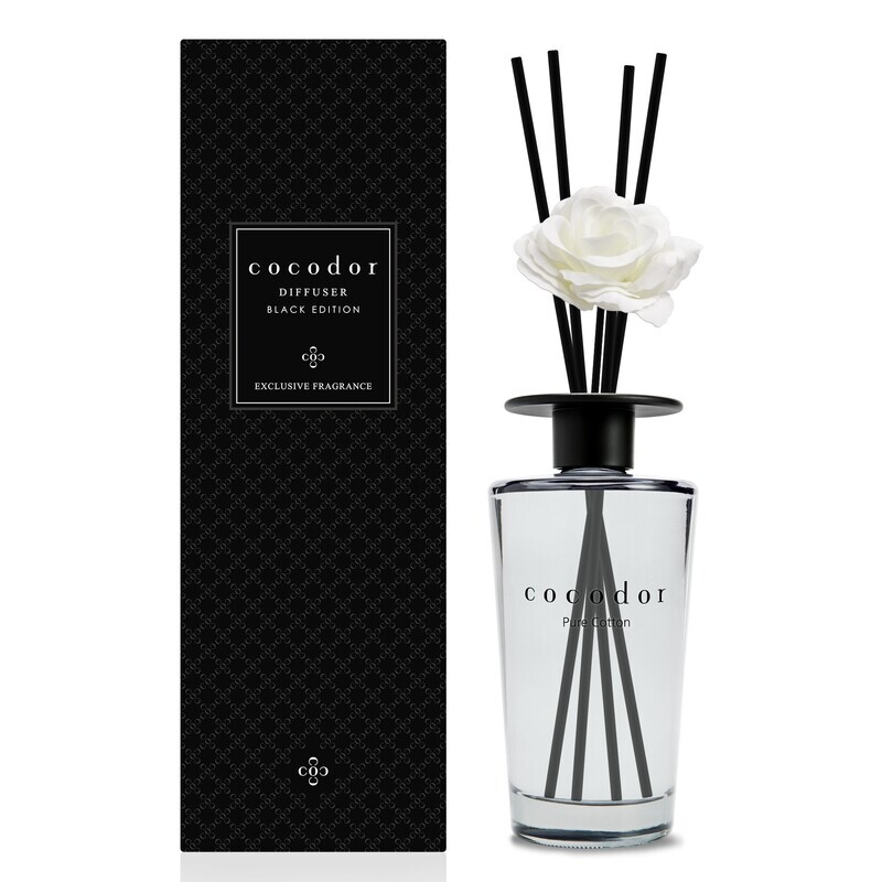 Cocodor Profumatore Pure Cotton 500ml Black Edition