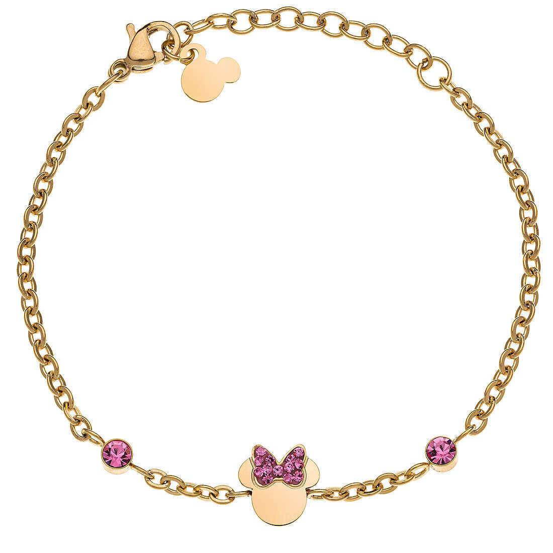 Disney Bracciale Minnie Giallo Fiocco Rosa