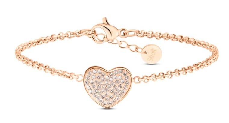 Stroili Bracciale Lady Phantasya Rosato Cuore