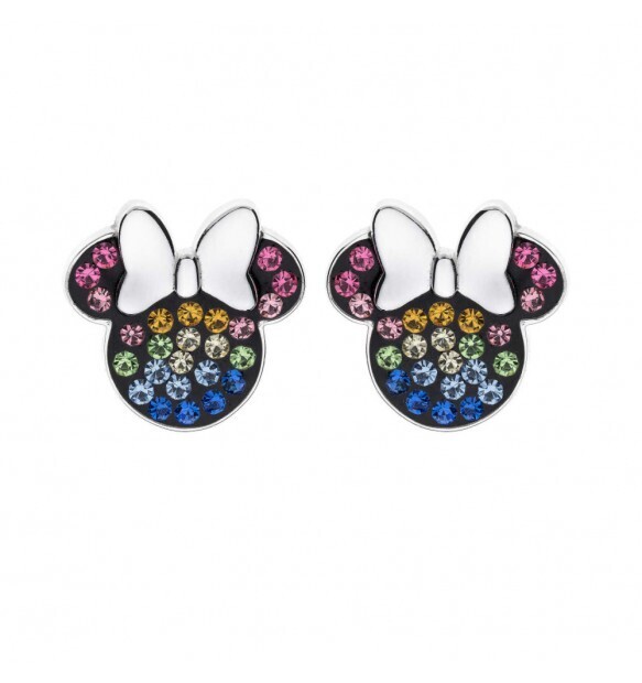 Disney Orecchini Argento Minnie Multicolor