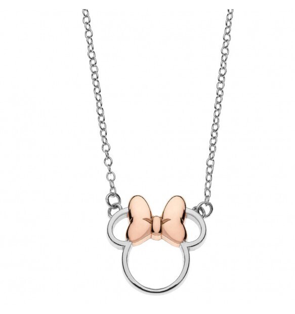 Disney Collana Argento Minnie