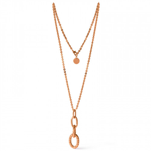 UnoAerre Collana Rosè Chanel Lunga