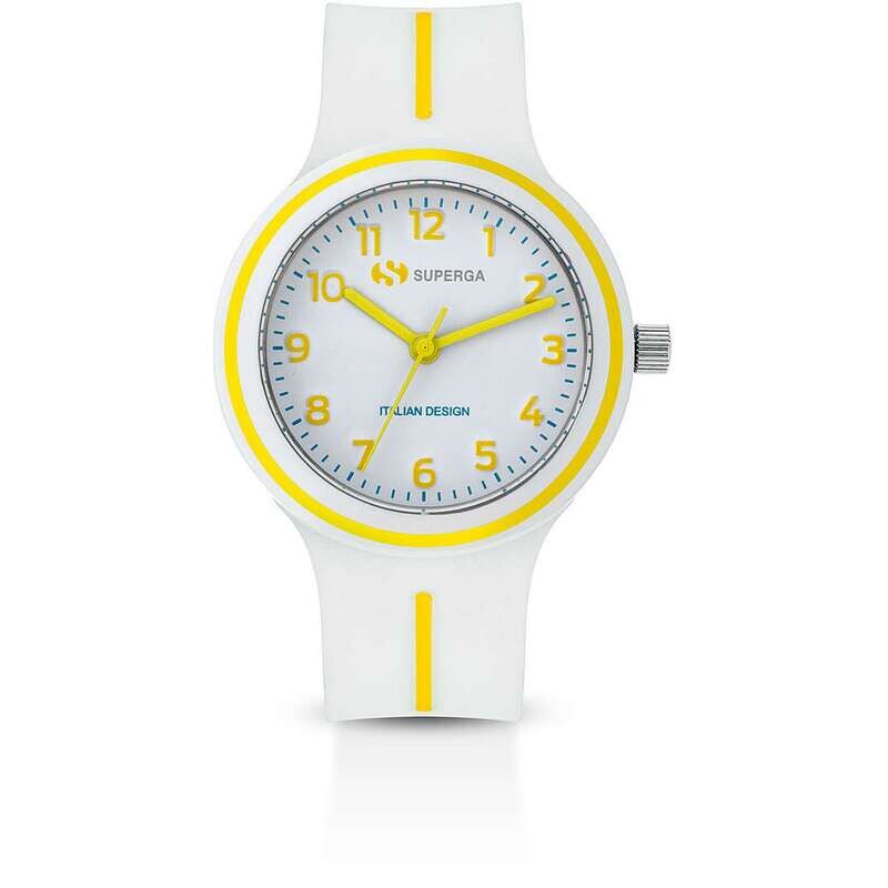 Superga Orologio Piccolo Bianco Giallo