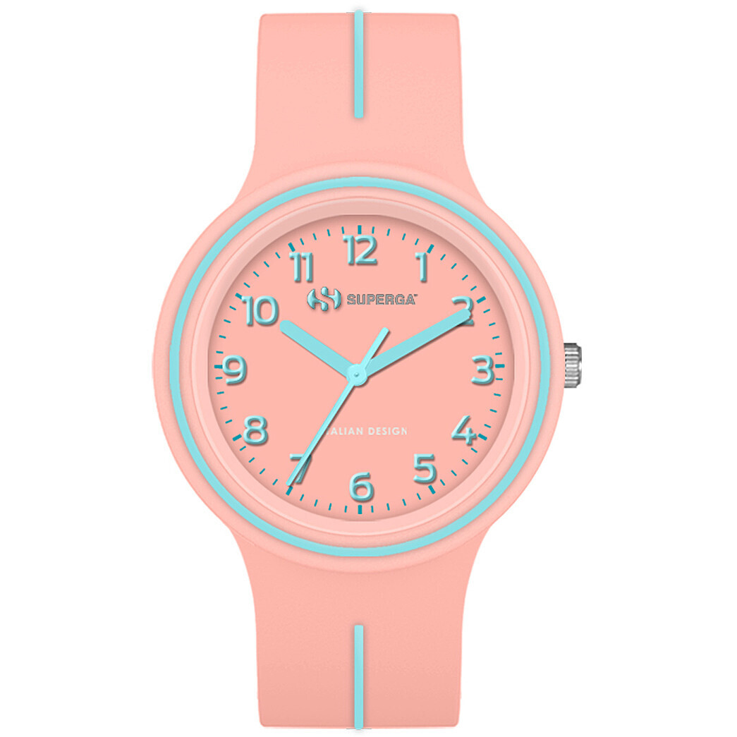 Superga Orologio Piccolo Salmone Azzurro