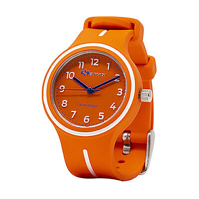 Superga Orologio Piccolo Arancione Bianco