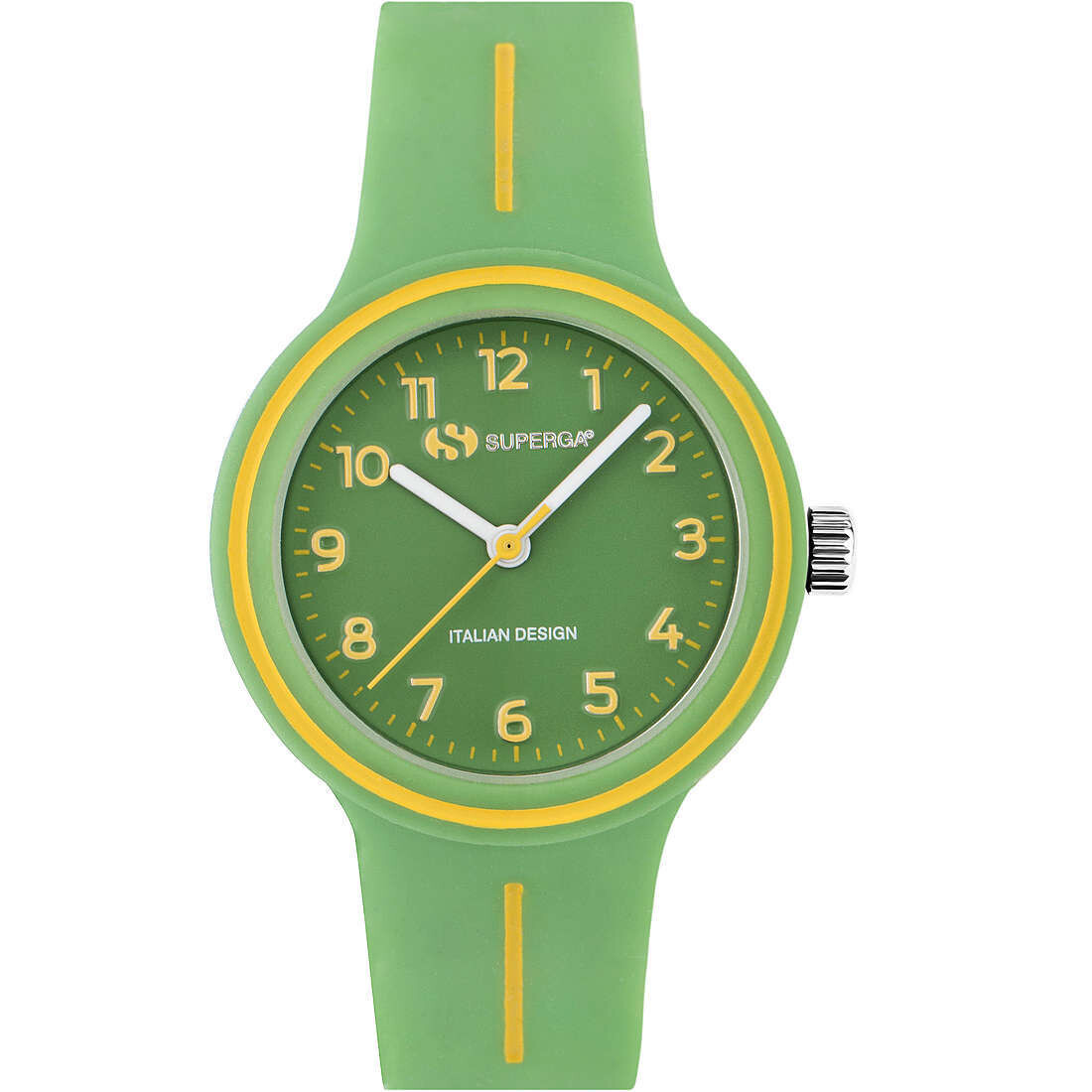 Superga Orologio Piccolo Verde Giallo