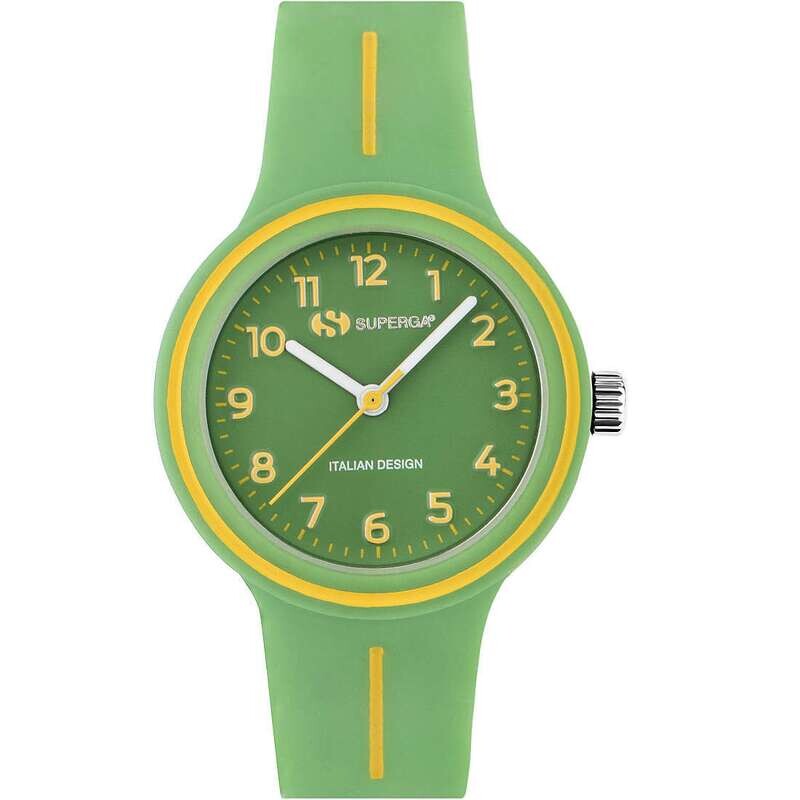 Superga Orologio Piccolo Verde Giallo