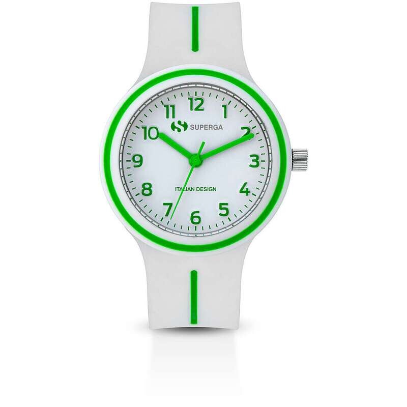 Superga Orologio Piccolo Bianco Verde
