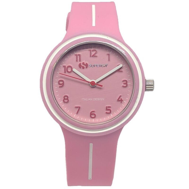 Superga Orologio Piccolo Rosa Bianco