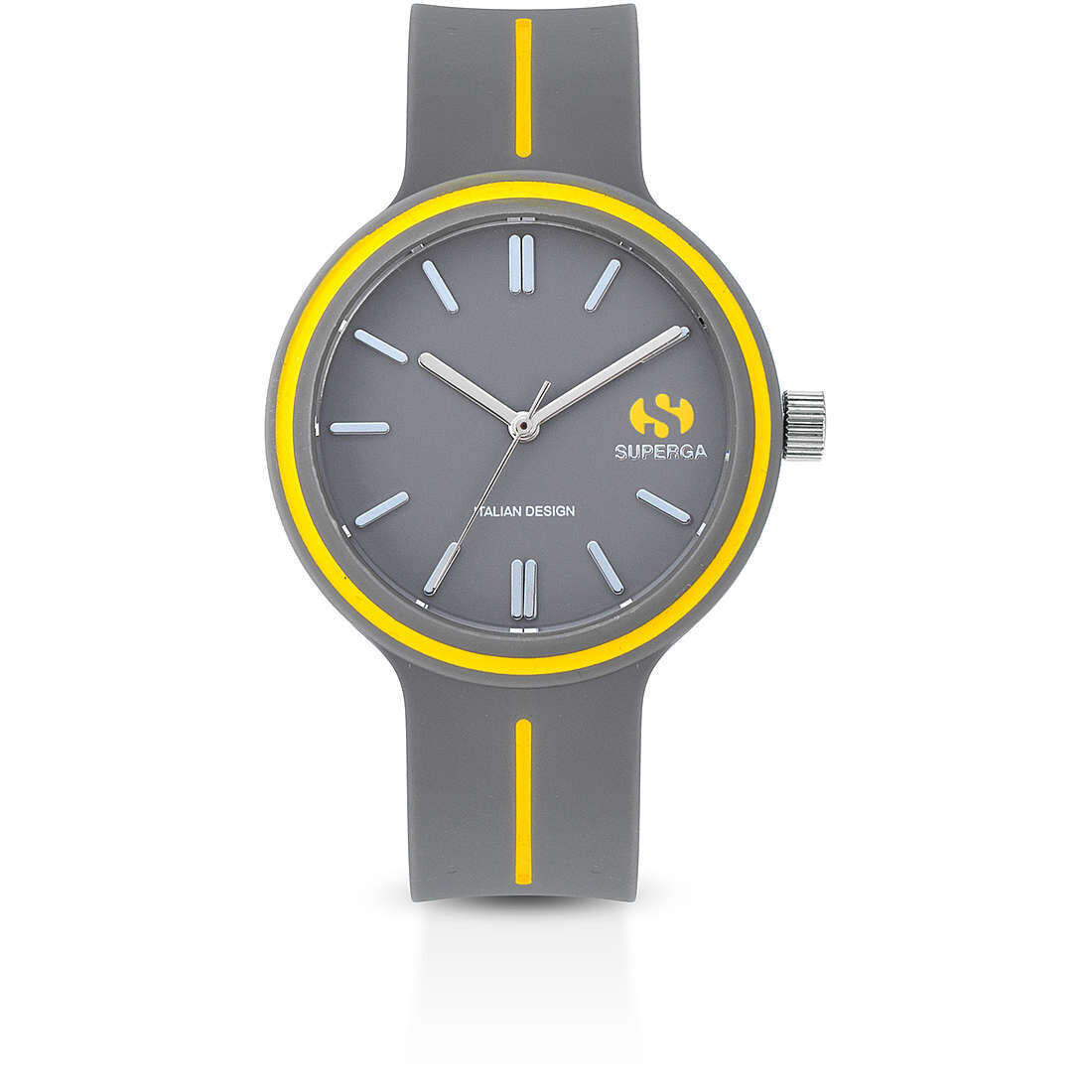 Superga Orologio Medio Grigio Giallo